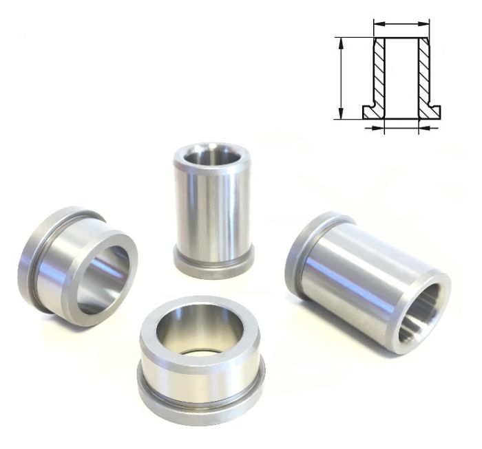 Bohrbuchse 6,8 x 16 - DIN 172/B-NIRO