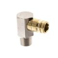 90°-Temperierkupplungsstecker 9mm-M8x0,75 (AG/Zapfen) Messing